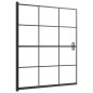 vidaXL Pannello per Box Doccia in ESG 116x140 cm Nero vidaXL Pannello per Box Doccia in ESG 116x140 cm Nero