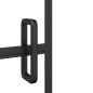 vidaXL Pannello per Box Doccia in ESG 116x140 cm Nero vidaXL Pannello per Box Doccia in ESG 116x140 cm Nero