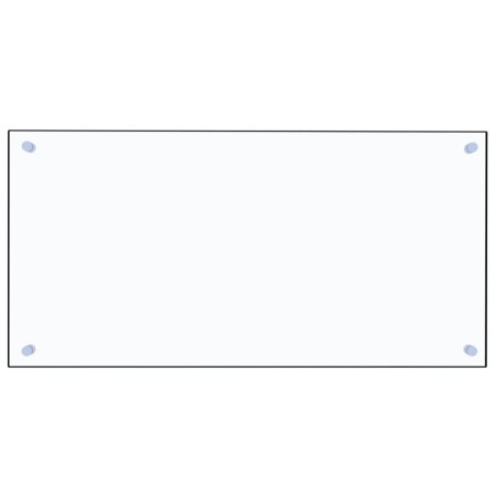 vidaXL Paraschizzi per Cucina Trasparente 80x40 cm in Vetro Temperato