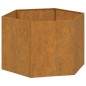 vidaXL Fioriera Ruggine 60x60x45 cm Acciaio Corten vidaXL Fioriera Ruggine 60x60x45 cm Acciaio Corten