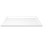 vidaXL Piatto Doccia in ABS Rettangolare Bianco 80x120 cm vidaXL Piatto Doccia in ABS Rettangolare Bianco 80x120 cm