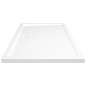 vidaXL Piatto Doccia in ABS Rettangolare Bianco 80x120 cm vidaXL Piatto Doccia in ABS Rettangolare Bianco 80x120 cm