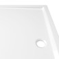 vidaXL Piatto Doccia in ABS Rettangolare Bianco 80x120 cm vidaXL Piatto Doccia in ABS Rettangolare Bianco 80x120 cm