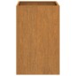 vidaXL Fioriera 52x48x75 cm Acciaio Corten vidaXL Fioriera 52x48x75 cm Acciaio Corten