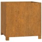 vidaXL Fioriere con Gambe 2pz Ruggine 49x47x50 cm Acciaio Corten vidaXL Fioriere con Gambe 2pz Ruggine 49x47x50 cm Acciaio Corten