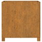 vidaXL Fioriere con Gambe 2pz Ruggine 49x47x50 cm Acciaio Corten vidaXL Fioriere con Gambe 2pz Ruggine 49x47x50 cm Acciaio Corten