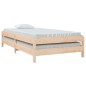 vidaXL Letto Impilabile 80x200cm in Legno Massello di Pino vidaXL Letto Impilabile 80x200cm in Legno Massello di Pino
