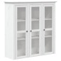 vidaXL Credenza BODO 115,5x43x200,5 cm Legno Massello di Pino Bianco vidaXL Credenza BODO 115,5x43x200,5 cm Legno Massello di Pino Bianco