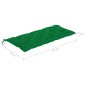 vidaXL Panca da Giardino 2 Posti con Cuscino 120cm Grigia in Eucalipto vidaXL Panca da Giardino 2 Posti con Cuscino 120cm Grigia in Eucalipto