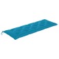 vidaXL Panca da Giardino 3 Posti con Cuscino 150cm Grigia in Eucalipto vidaXL Panca da Giardino 3 Posti con Cuscino 150cm Grigia in Eucalipto