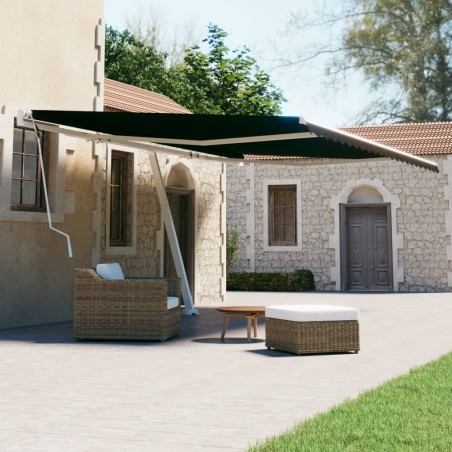Tenda Retrattile Manuale Autoportante 500x300 cm Antracite