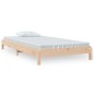 vidaXL Letto Impilabile 90x190 cm in Legno Massello di Pino vidaXL Letto Impilabile 90x190 cm in Legno Massello di Pino