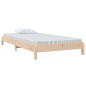 vidaXL Letto Impilabile 90x190 cm in Legno Massello di Pino vidaXL Letto Impilabile 90x190 cm in Legno Massello di Pino