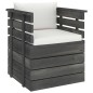 vidaXL Set Divani da Giardino su Pallet 6 pz con Cuscini Massello Pino vidaXL Set Divani da Giardino su Pallet 6 pz con Cuscini Massello Pino