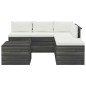 vidaXL Set Divani da Giardino su Pallet 6 pz con Cuscini Massello Pino vidaXL Set Divani da Giardino su Pallet 6 pz con Cuscini Massello Pino