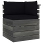 vidaXL Set Divani da Giardino su Pallet 7 pz con Cuscini Massello Pino vidaXL Set Divani da Giardino su Pallet 7 pz con Cuscini Massello Pino