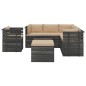 vidaXL Set Divani da Giardino su Pallet 8 pz con Cuscini Massello Pino vidaXL Set Divani da Giardino su Pallet 8 pz con Cuscini Massello Pino