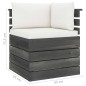 vidaXL Set Divani da Giardino su Pallet 8 pz con Cuscini Massello Pino vidaXL Set Divani da Giardino su Pallet 8 pz con Cuscini Massello Pino