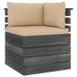 vidaXL Set Divani da Giardino su Pallet 8 pz con Cuscini Massello Pino vidaXL Set Divani da Giardino su Pallet 8 pz con Cuscini Massello Pino