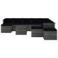 vidaXL Set Divani da Giardino Pallet 12 pz con Cuscini Massello Pino vidaXL Set Divani da Giardino Pallet 12 pz con Cuscini Massello Pino