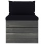 vidaXL Set Divani da Giardino Pallet 12 pz con Cuscini Massello Pino vidaXL Set Divani da Giardino Pallet 12 pz con Cuscini Massello Pino