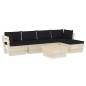 vidaXL Set Divani da Giardino su Pallet 6 pz con Cuscini Legno Abete vidaXL Set Divani da Giardino su Pallet 6 pz con Cuscini Legno Abete
