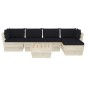 vidaXL Set Divani da Giardino su Pallet 6 pz con Cuscini Legno Abete vidaXL Set Divani da Giardino su Pallet 6 pz con Cuscini Legno Abete