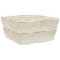 vidaXL Set Divani da Giardino su Pallet 7 pz con Cuscini Legno Abete vidaXL Set Divani da Giardino su Pallet 7 pz con Cuscini Legno Abete