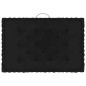 Cuscini per Pallet e Pavimento 5 pz Nero in Cotone Cuscini per Pallet e Pavimento 5 pz Nero in Cotone