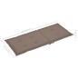 vidaXL Sedie da Giardino 6 pz e Cuscini Grigio Talpa Massello di Teak vidaXL Sedie da Giardino 6 pz e Cuscini Grigio Talpa Massello di Teak