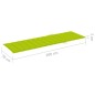 vidaXL Prendisole Doppio e Cuscini Verde Brillante in Pino Impregnato vidaXL Prendisole Doppio e Cuscini Verde Brillante in Pino Impregnato