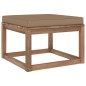 vidaXL Set Salotto Giardino Pallet Cuscini 3 pz Legno Pino Impregnato vidaXL Set Salotto Giardino Pallet Cuscini 3 pz Legno Pino Impregnato