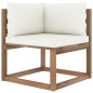 vidaXL Set Salotto Giardino Pallet Cuscini 4 pz Legno Pino Impregnato vidaXL Set Salotto Giardino Pallet Cuscini 4 pz Legno Pino Impregnato