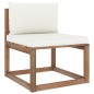 vidaXL Set Salotto Giardino Pallet Cuscini 4 pz Legno Pino Impregnato vidaXL Set Salotto Giardino Pallet Cuscini 4 pz Legno Pino Impregnato