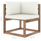 vidaXL Set Salotto Giardino Pallet Cuscini 4 pz Legno Pino Impregnato vidaXL Set Salotto Giardino Pallet Cuscini 4 pz Legno Pino Impregnato
