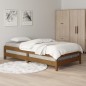 vidaXL Letto Impilabile Miele 90x190 cm in Legno Massello di Pino vidaXL Letto Impilabile Miele 90x190 cm in Legno Massello di Pino