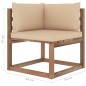 vidaXL Set Salotto Giardino Pallet con Cuscini 6 pz in Pino Impregnato vidaXL Set Salotto Giardino Pallet con Cuscini 6 pz in Pino Impregnato