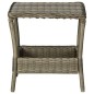 Tavolo da Giardino Marrone 45x45x46,5 cm in Polyrattan Tavolo da Giardino Marrone 45x45x46,5 cm in Polyrattan