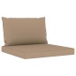 vidaXL Set Divani da Giardino 11 pz con Cuscini Grigio Talpa