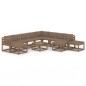 vidaXL Set Divani da Giardino 12 pz con Cuscini Grigio Talpa vidaXL Set Divani da Giardino 12 pz con Cuscini Grigio Talpa