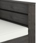 vidaXL Set Salotto da Giardino 2pz con Cuscini Legno Impregnato Grigio