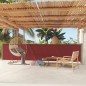Tenda Laterale Retrattile per Patio 117x600 cm Rossa Tenda Laterale Retrattile per Patio 117x600 cm Rossa