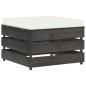 vidaXL Set Salotto da Giardino con Cuscini 8pz Legno Impregnato Grigio