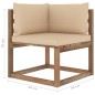 vidaXL Set Salotto Giardino Pallet Cuscini 3 pz Legno Pino Impregnato vidaXL Set Salotto Giardino Pallet Cuscini 3 pz Legno Pino Impregnato