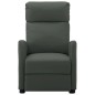 vidaXL Poltrona Massaggiante Elettrica Grigio Similpelle