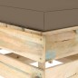 vidaXL Set Divani da Giardino con Cuscini 4 pz Legno Impregnato Verde