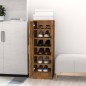 Scarpiera Rovere Fumo 32x35x92 cm in Legno Multistrato Scarpiera Rovere Fumo 32x35x92 cm in Legno Multistrato