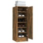 Scarpiera Rovere Fumo 32x35x92 cm in Legno Multistrato Scarpiera Rovere Fumo 32x35x92 cm in Legno Multistrato