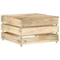 vidaXL Set Divani da Giardino con Cuscini 7 pz Legno Impregnato Verde