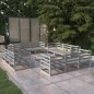 vidaXL Set Divani da Giardino 13 pz Grigio in Legno Massello di Pino vidaXL Set Divani da Giardino 13 pz Grigio in Legno Massello di Pino